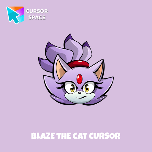 Blaze the Cat cursor arrow cursor