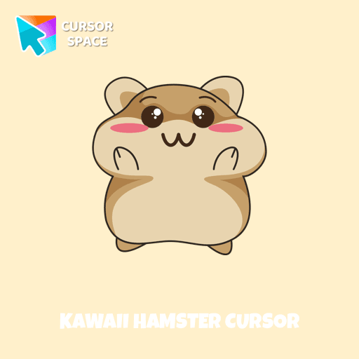 Kawaii Hamster cursor arrow cursor